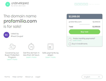 Tablet Screenshot of profamilia.com
