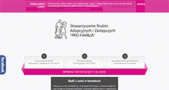 Desktop Screenshot of profamilia.pl
